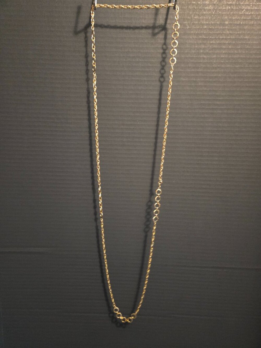Necklace Gold Monet Metal Length 27"